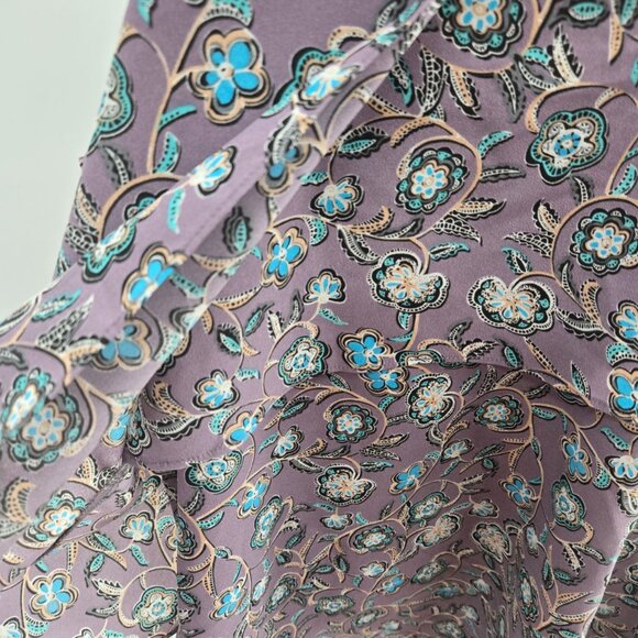 Cabi Lilac Purple Scrollwork Cami Adjustable Straps Layered Tank Top Medium - Picture 6 of 10